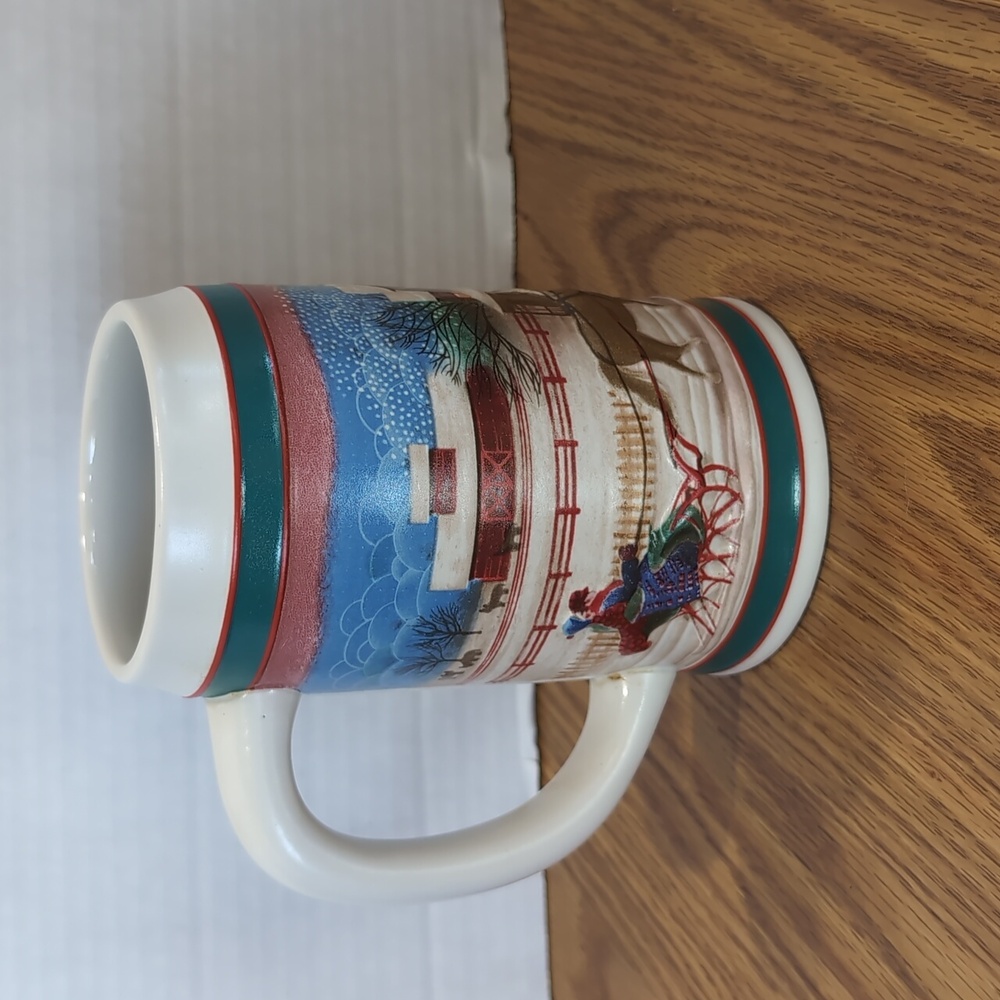 Miller High Life Beer Stein To The Best Holiday Traditions Christmas Ceramic Mug